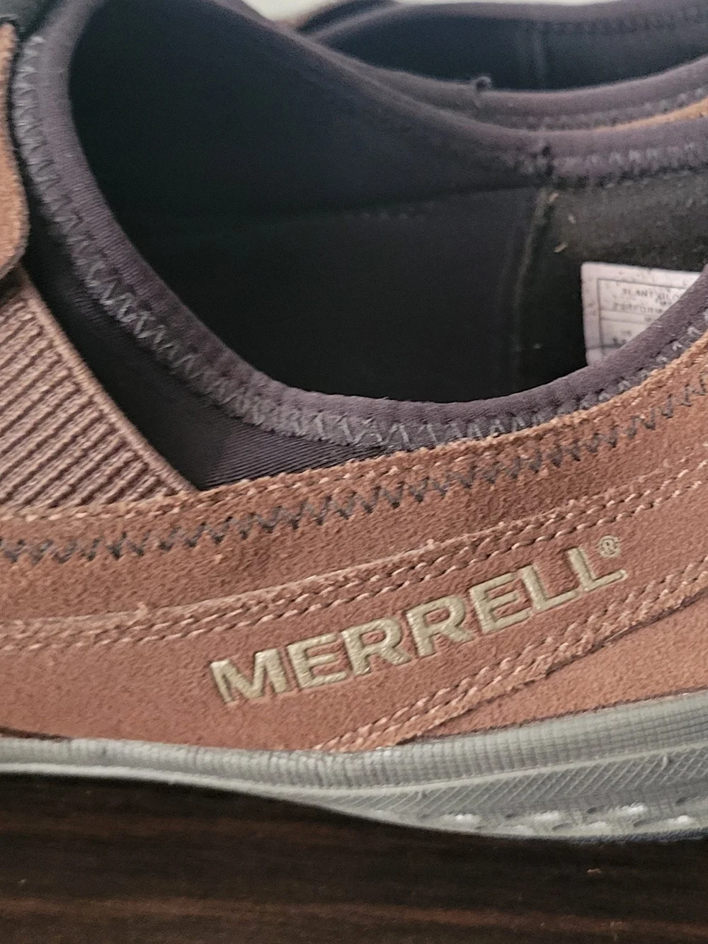 Merrell Brown Suede Slip-On Loafers US 11.5